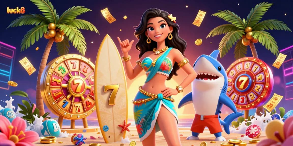 Engage in thrilling luck8 slot adventures with dynamic characters and colorful jackpot elements.