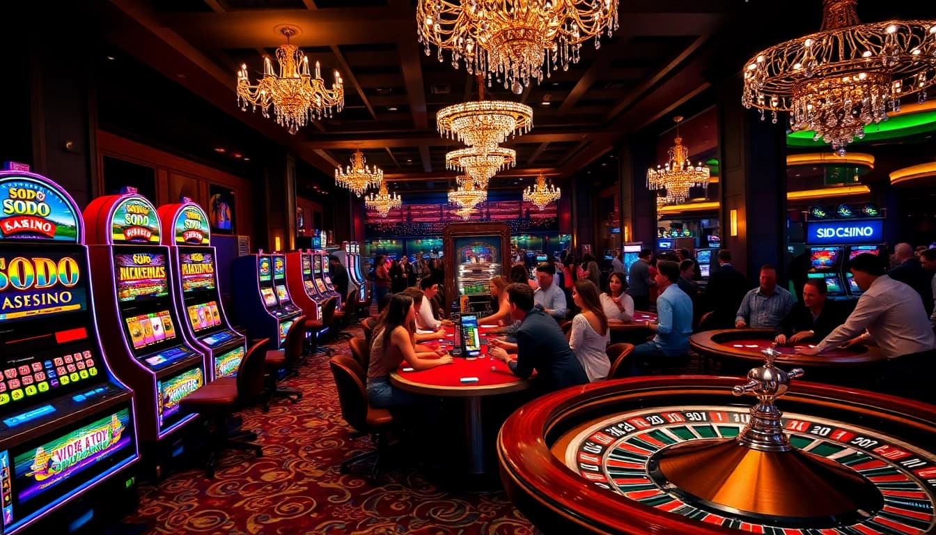 SODO CASINO invites players to win big at vibrant slot machines and thrilling poker games.