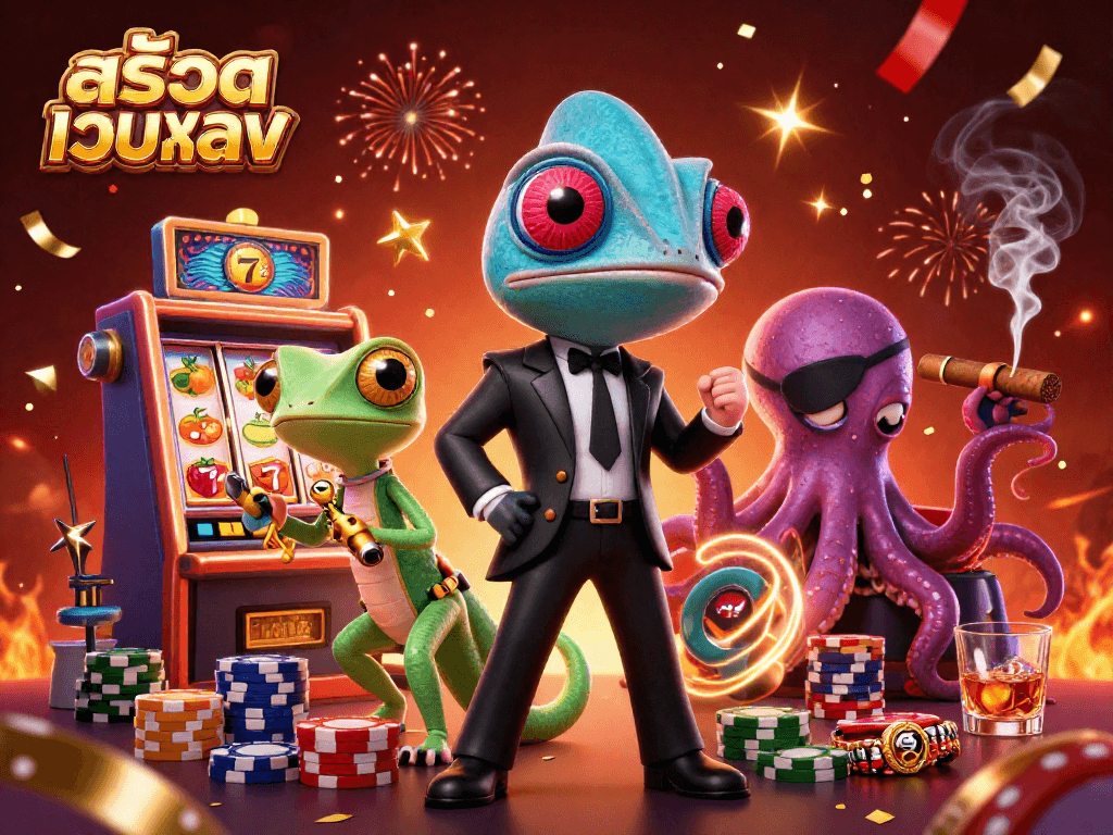 Experience thrilling gameplay with สล็อตเว็บตรง featuring vivid casino elements and dynamic characters.