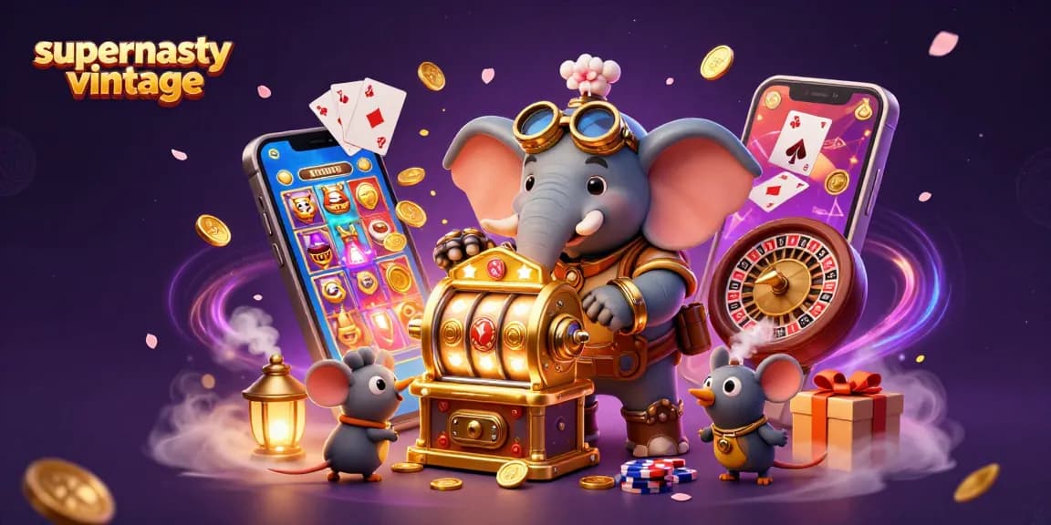 Engage in thrilling slots while exploring supernastyvintage's vibrant casino universe.
