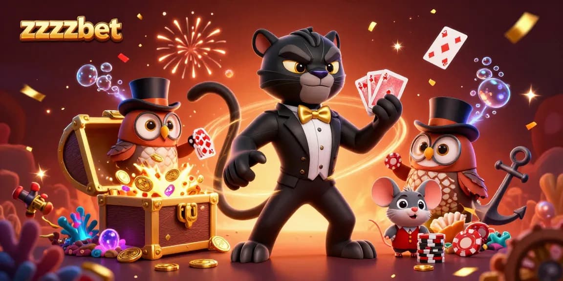 Ganhe recompensas com zzzzbet em um cassino cheio de ação com personagens divertidos!