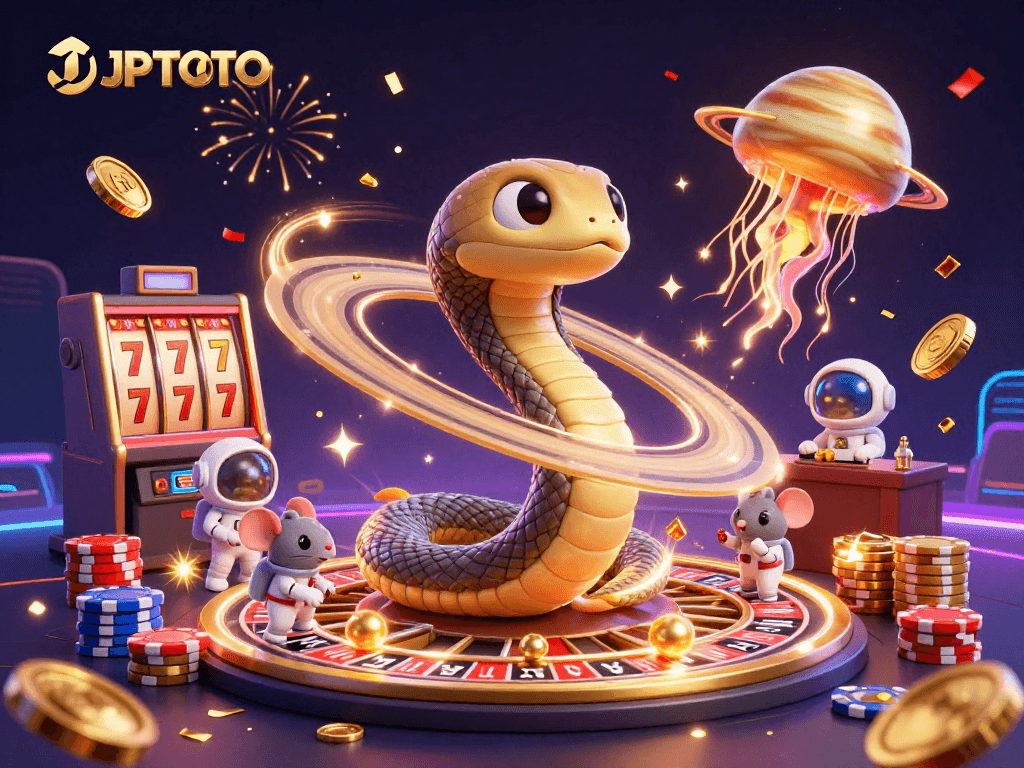 Spin the reels at JPTOTO and witness a cosmic casino adventure with vibrant slot themes and engaging gameplay