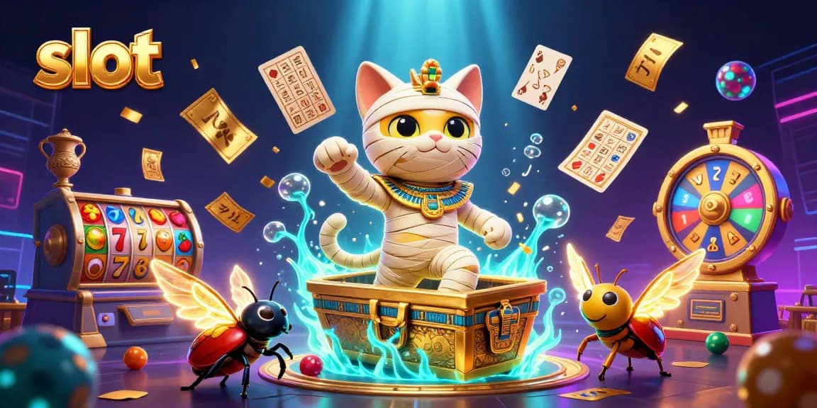 Spin the slot reels with vibrant Egyptian symbols and characters at this online casino