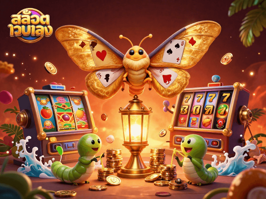 Experience the excitement of สล็อตเว็บตรง with dynamic characters and vibrant casino scenes.