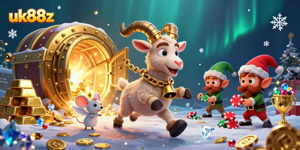 Engage in thrilling gameplay at uk88z with Krampus leading a holiday-horror casino adventure.