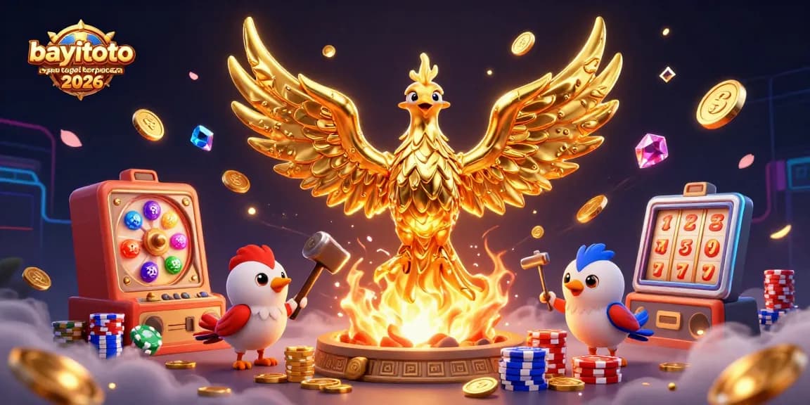 Engage with the excitement of bayitoto agen togel terpercaya 2026 while exploring vibrant gambling elements and golden treasures.