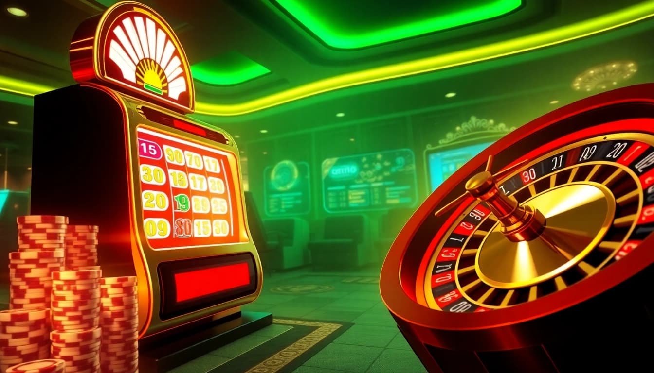 Experience the thrill of winning at trang chủ i9bet, featuring a vibrant casino scene with thrilling games.