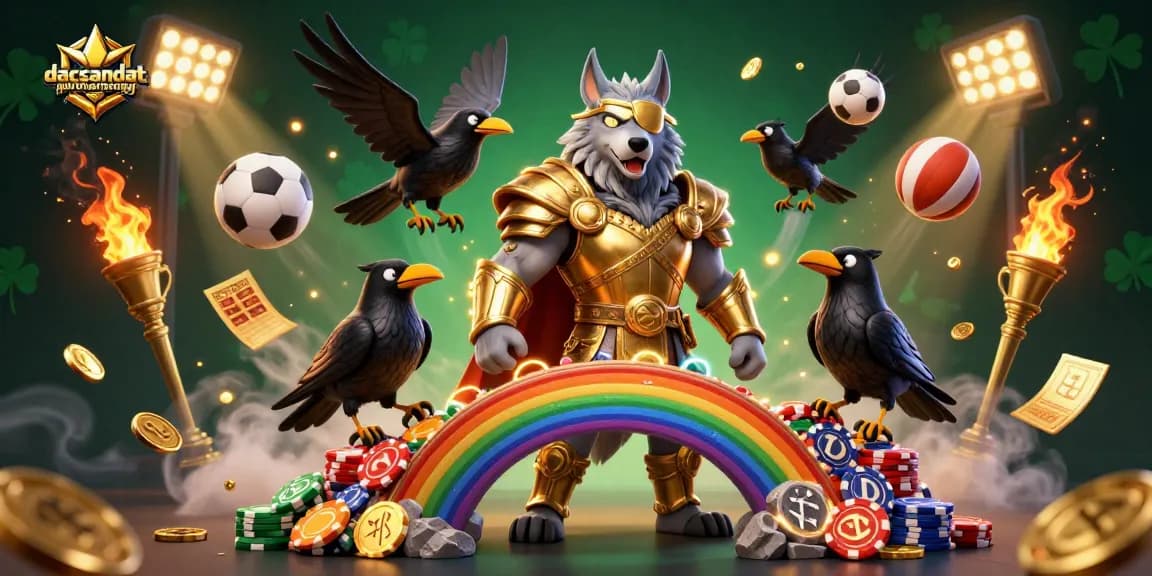 Engage with thrilling dacsandatphanrang casino visuals, showcasing dynamic sports elements and Norse mythology.
