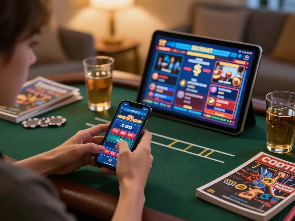 Engaging in immersive casino games on KU3933 platform, showcasing online strategy and gameplay.