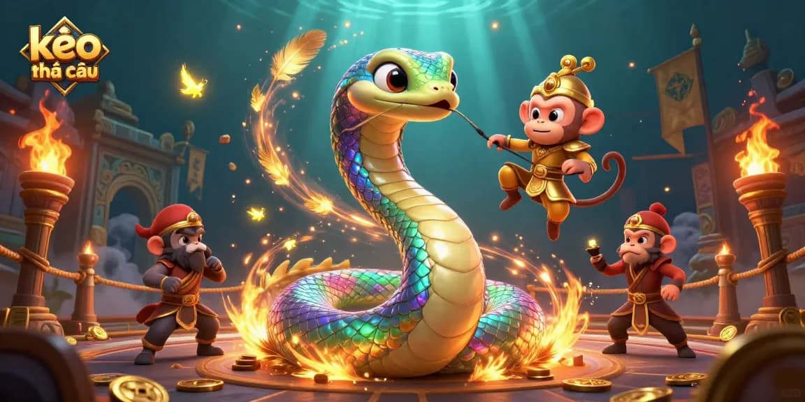 Engage with kèo nhà cái through vibrant 3D illustration featuring exotic casino elements, rich storytelling.