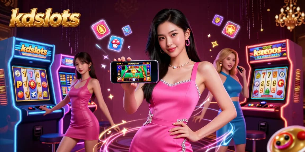 Play exciting slot games at kdslots with a vibrant casino atmosphere.