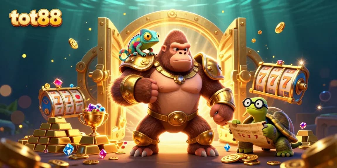 Engage with epic tot88 casino adventure featuring golden treasures and dynamic characters.
