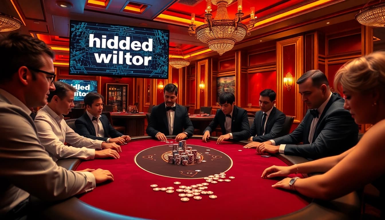 Engage in high-stakes poker at a luxurious casino while exploring hidden wiki tor connections.