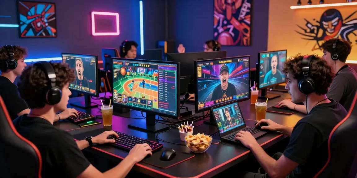 Dynamic online gaming session at https://gamebaidoithuong.is/ with players in a vibrant, competitive atmosphere.