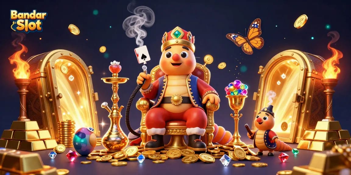 Mainkan Bandar Slot dengan karakter menarik di ilustrasi kasino yang memikat.