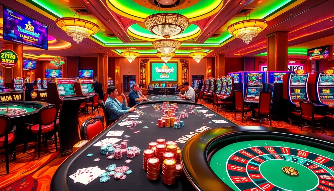 Experience the thrill of DN 88, showcasing enthusiastic players at luxurious casino tables.