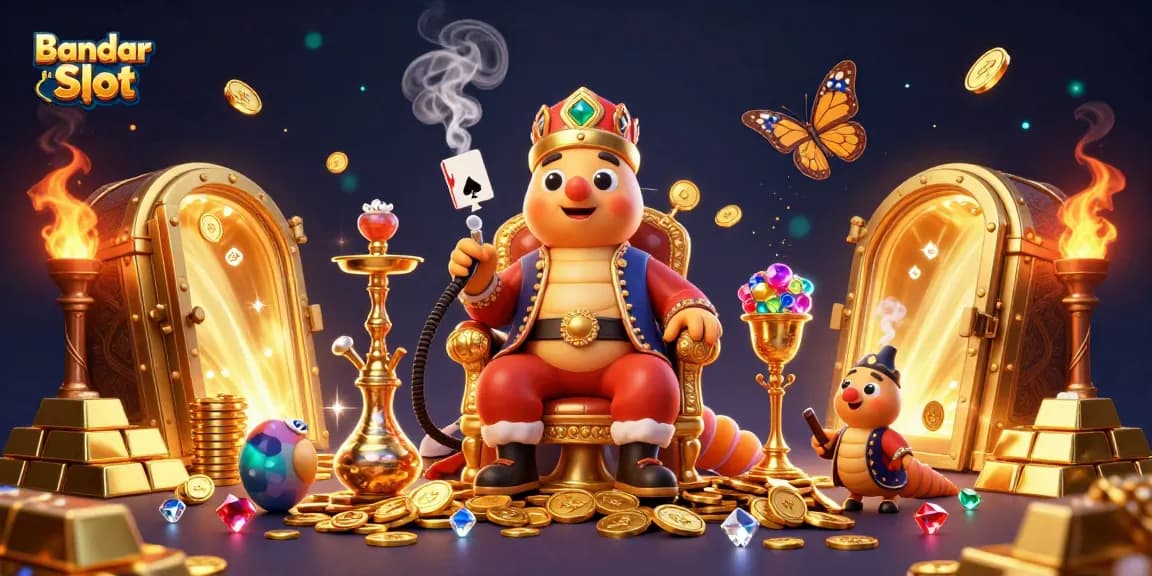 Mainkan Bandar Slot dengan karakter menarik di ilustrasi kasino yang memikat.