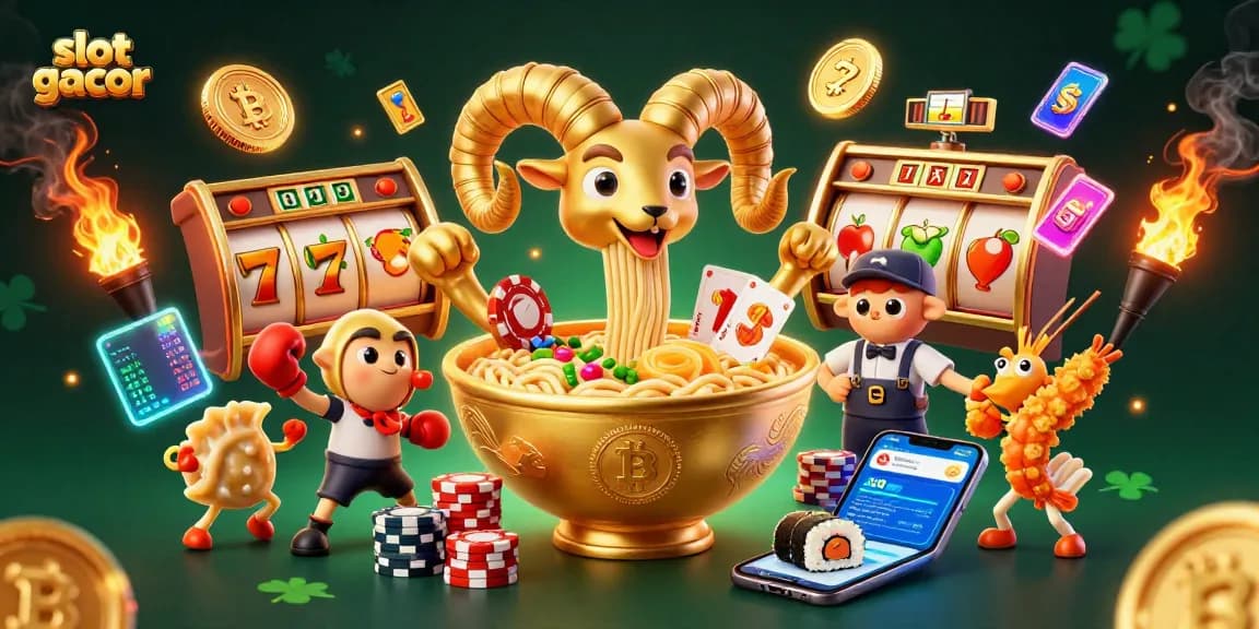 Permainan slot gacor menjadi lebih seru dengan karakter lucu dan elemen kasino yang memukau.