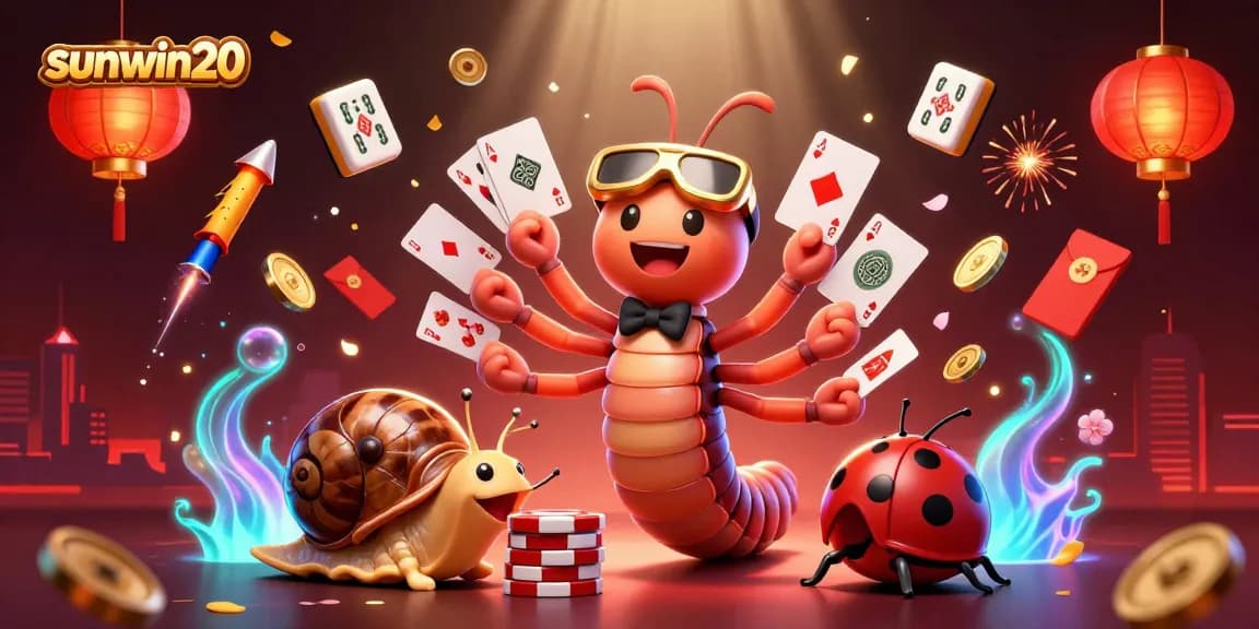 Experience the excitement of sunwin20 casino with dynamic characters and vibrant game elements.