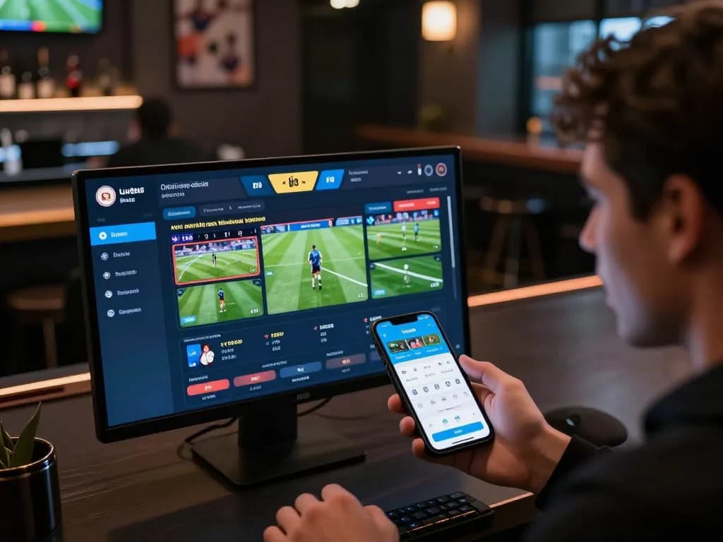 Person engaging with uu88 sports betting app on smartphone, highlighting the thrill of online wagering