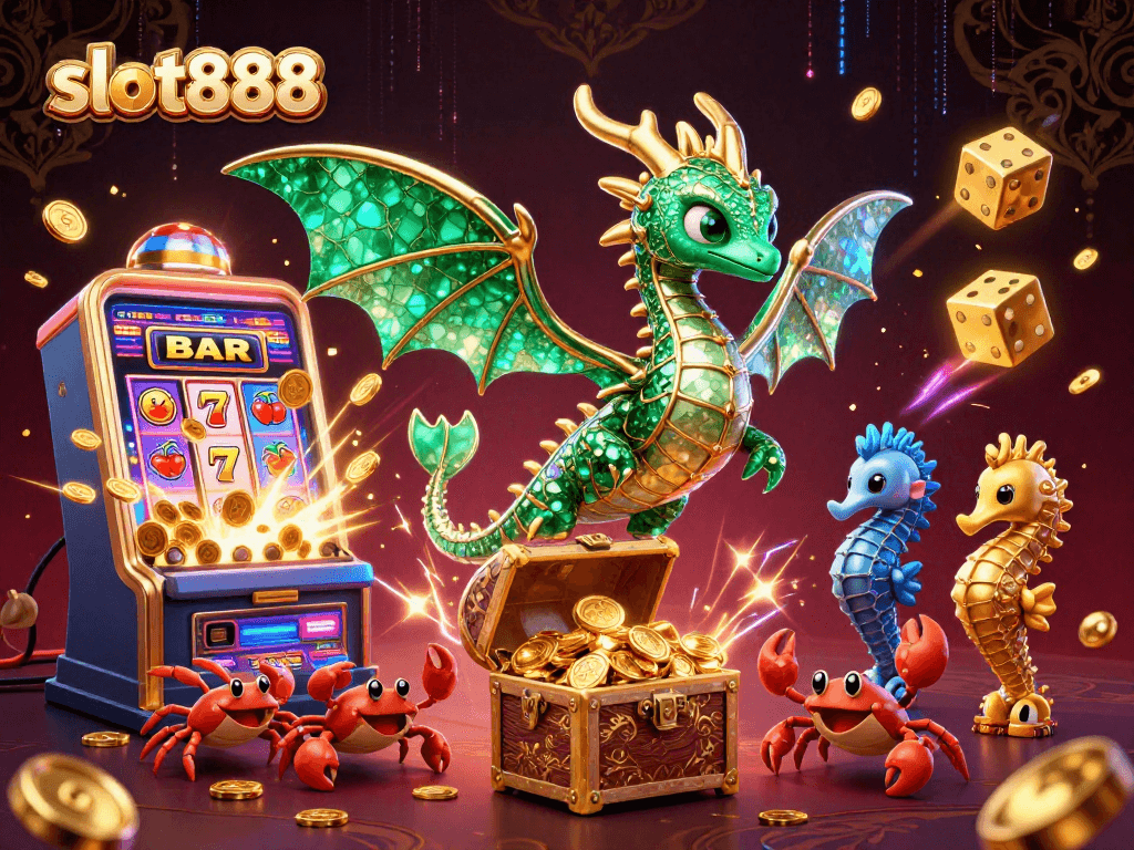 Mainkan slot888 dengan imajinasi megah, menangkan jackpot berlimpah bersama naga laut.