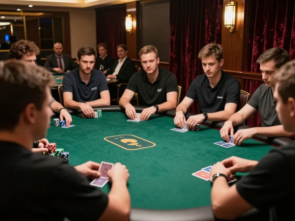Experience kp88vip with a thrilling poker tournament atmosphere showcasing high-stakes gameplay and vibrant action