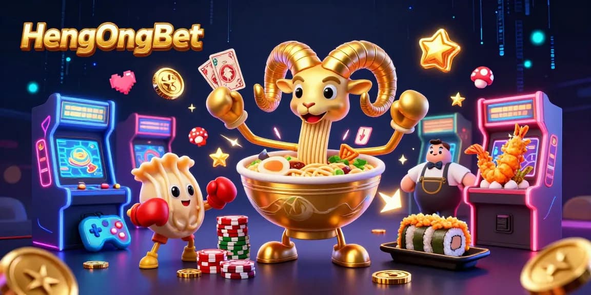 Experience exciting gameplay with HengOngBet through vibrant characters and interactive casino elements.