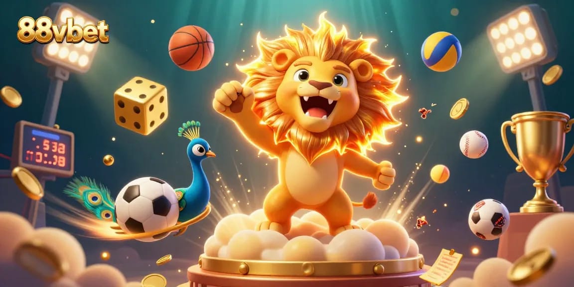 Experience thrilling wins at 88vbet with sparkling casino elements and a magical scene.