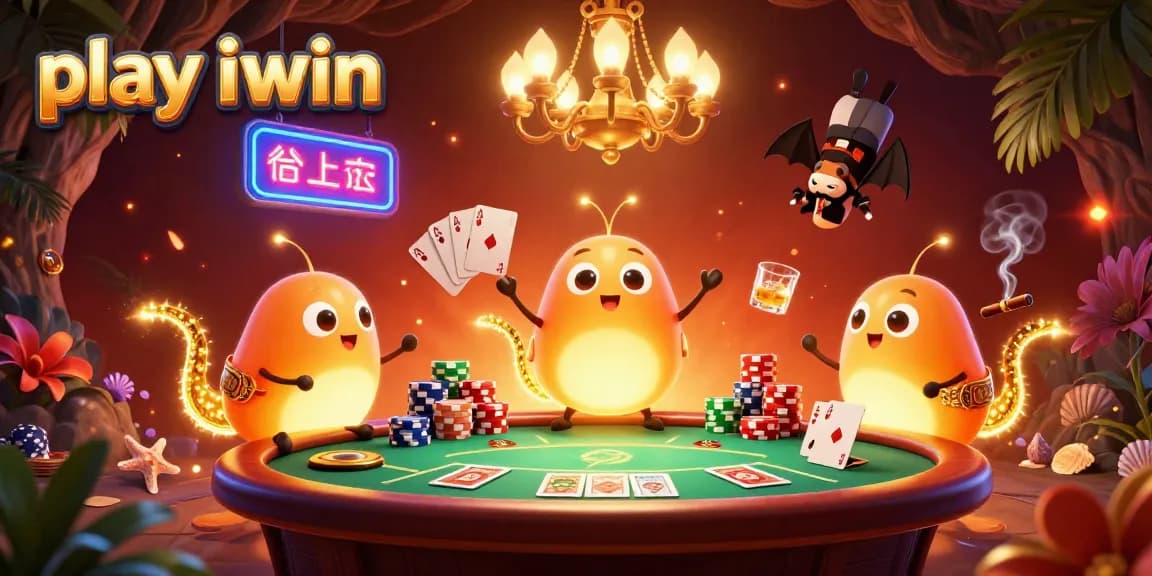 Play iwin at a vibrant cave casino with glowworms lighting up poker elements and an interactive bat dealer.