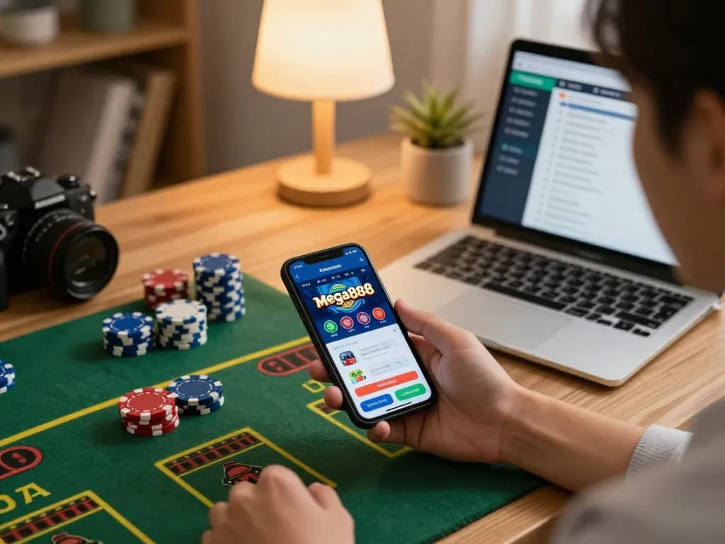 Download now the Mega888 app while enjoying a strategic mobile gaming session with friends.