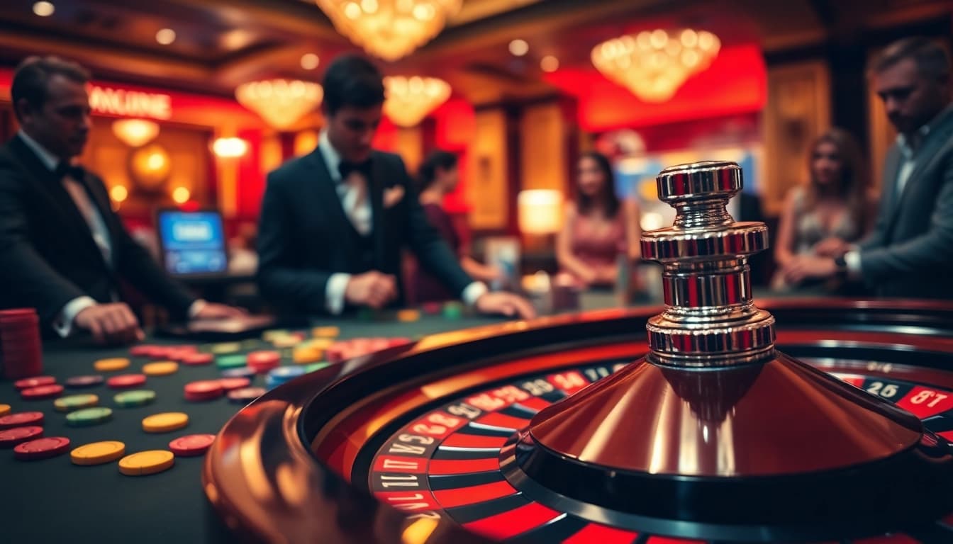 Menggoda keberuntungan dengan taruhan bbni4d di meja roulette yang ramai.