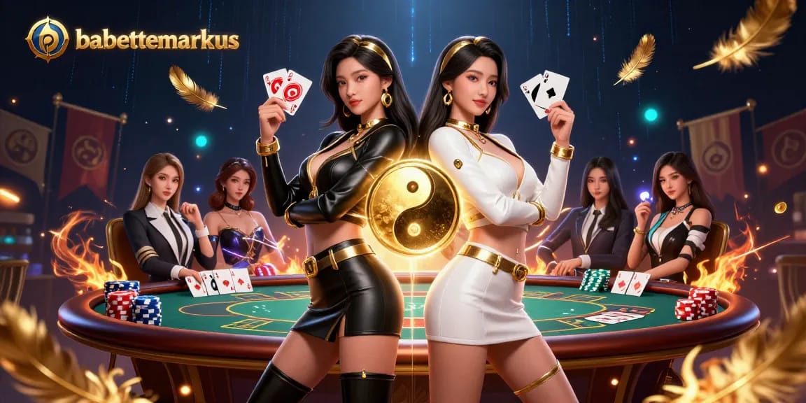 Experience the exciting world of poker with babettemarkus, featuring stunning women and rich casino elements.