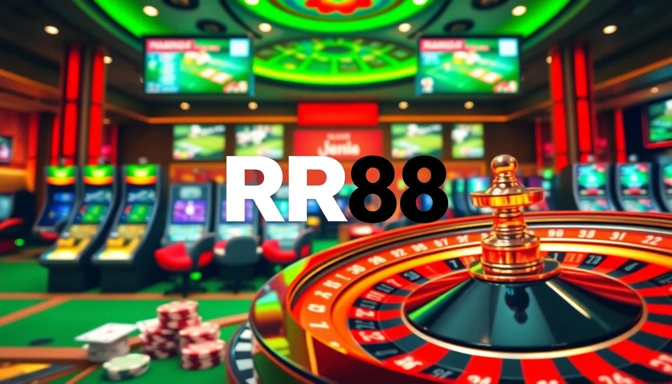 Experience thrilling games at trang chủ rr88 with a vibrant online casino interface featuring roulette, poker, and sports betting.
