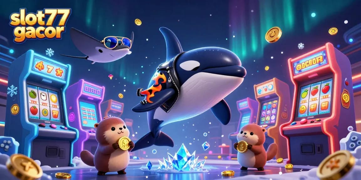 Experience the excitement of slot77 gacor through vibrant 3D casino characters and elements.