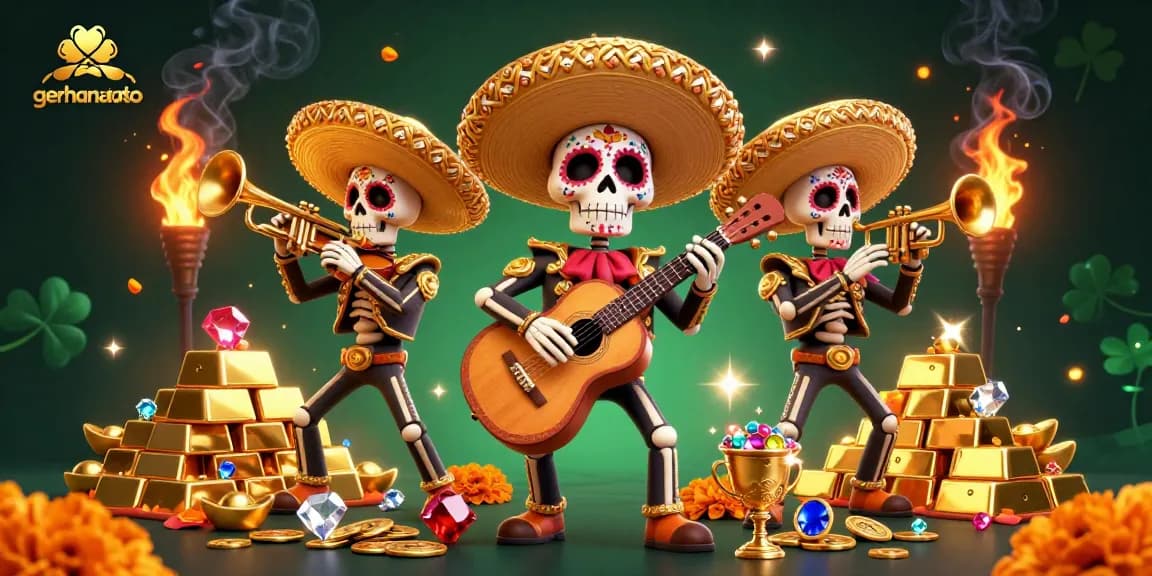 Menangkan permainan di gerhanatoto dengan suasana penuh harta dan musik meriah.