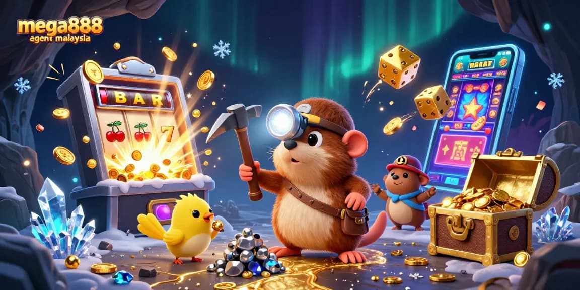 Experience thrilling wins with mega888 agent malaysia in a vibrant 3D treasure adventure
