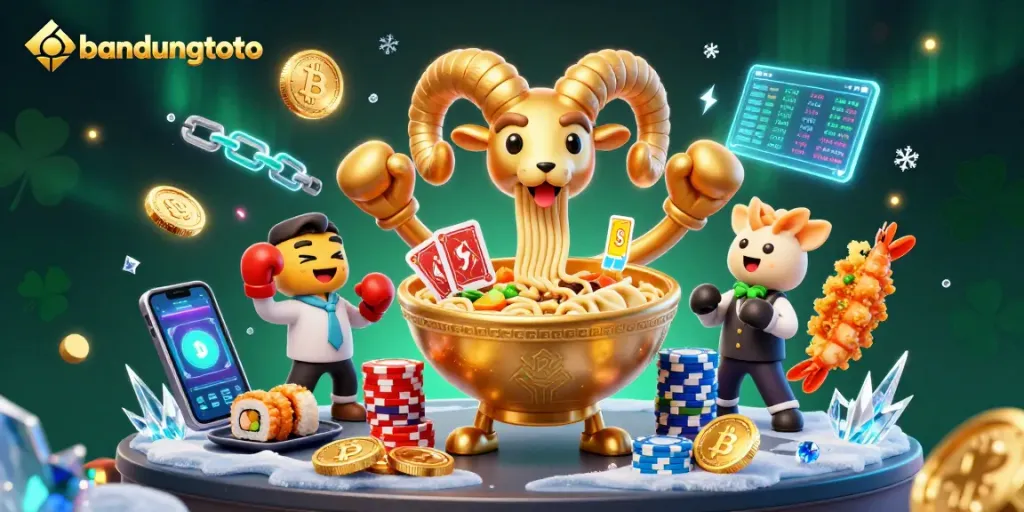 Experience thrilling gameplay with bandungtoto through an exciting 3D casino cartoon scene.