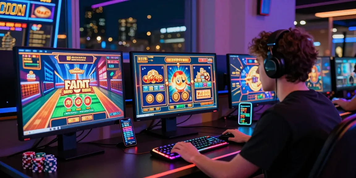Pengalaman bermain link slot gacor yang menarik di malam hari dengan suasana kota yang hidup.