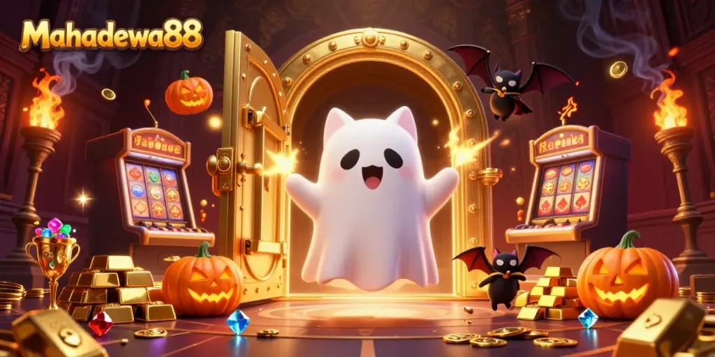 Spin the reels at mahadewa88 with thrilling characters in a haunted casino.