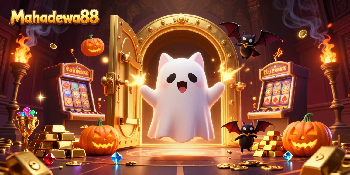 Spin the reels at mahadewa88 with thrilling characters in a haunted casino.