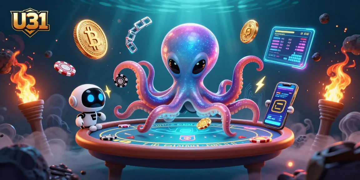 Engage in U31's exciting casino experience with vibrant alien themes and holographic poker challenges.