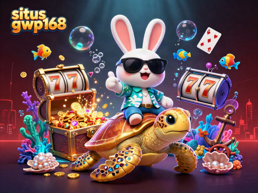 Permainan slot menarik di situs gwp168 dengan kelinci beruntung dan penyu emas