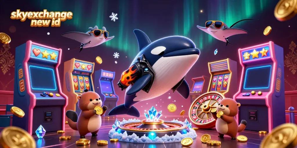 Place your bets with a skyexchange new id while enjoying a vibrant casino experience featuring 3D characters.