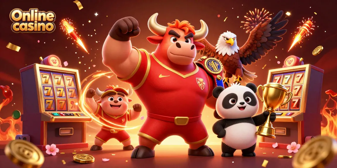 Engage in an exciting Online casino experience with animated characters and vibrant gaming elements.