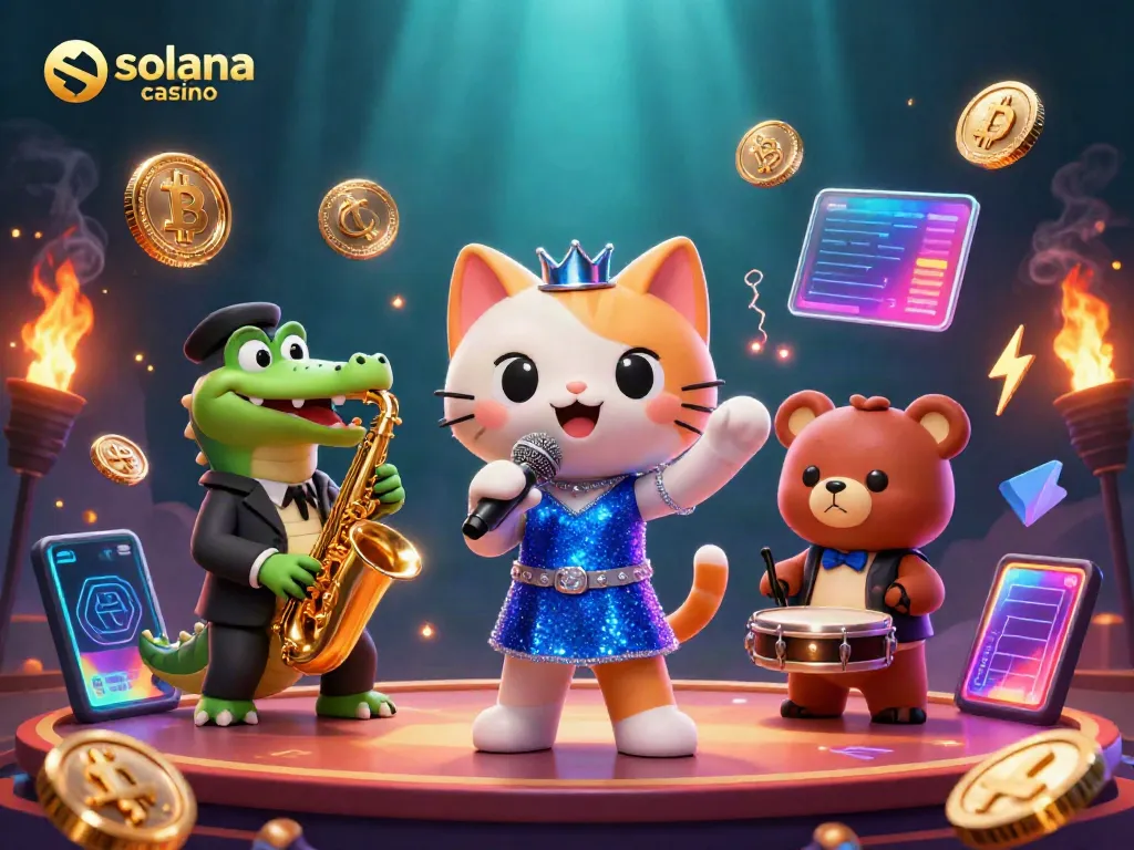 Engage in the solana casino experience with dynamic characters, coins, and rich visuals.
