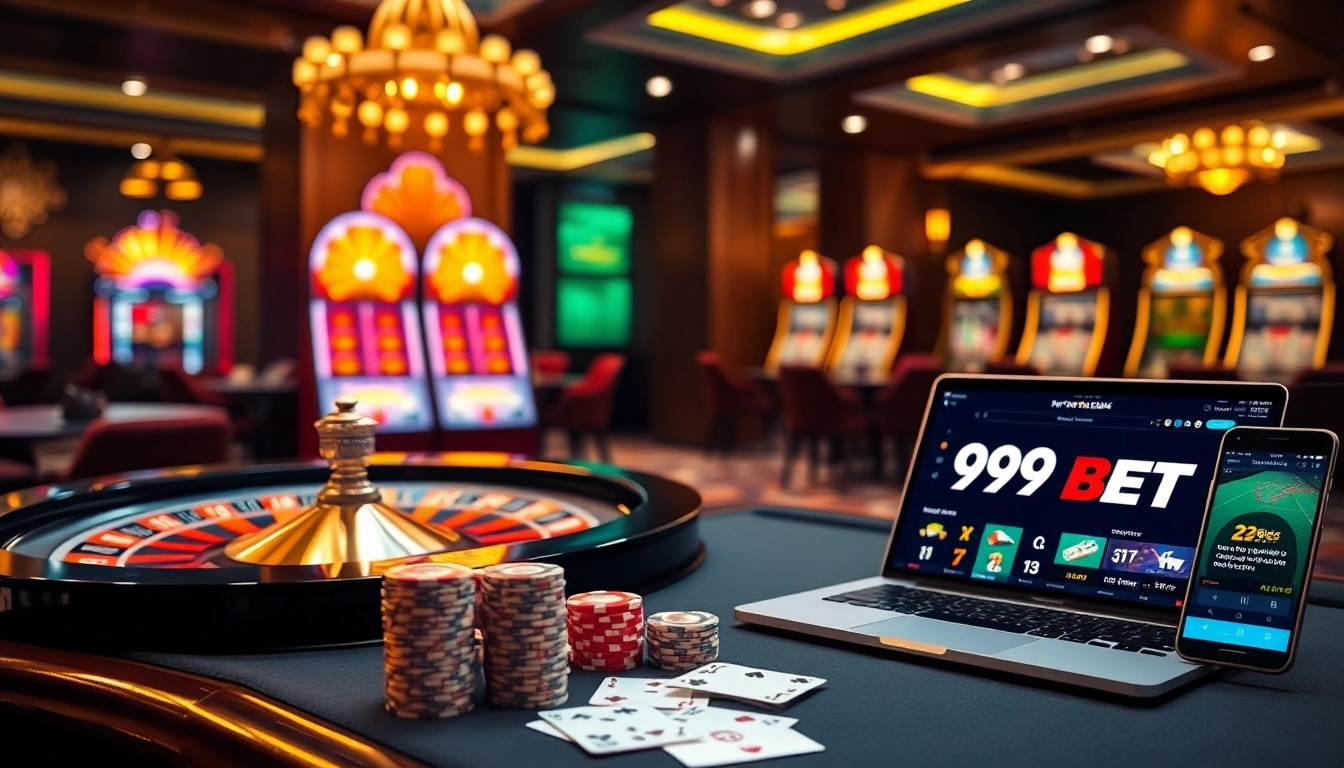 Experience the thrill of gambling at 999BET's vibrant casino scene.