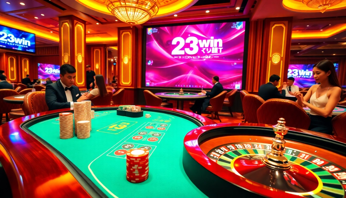 Experience the thrill of 23win with engaging casino games and vibrant environments.