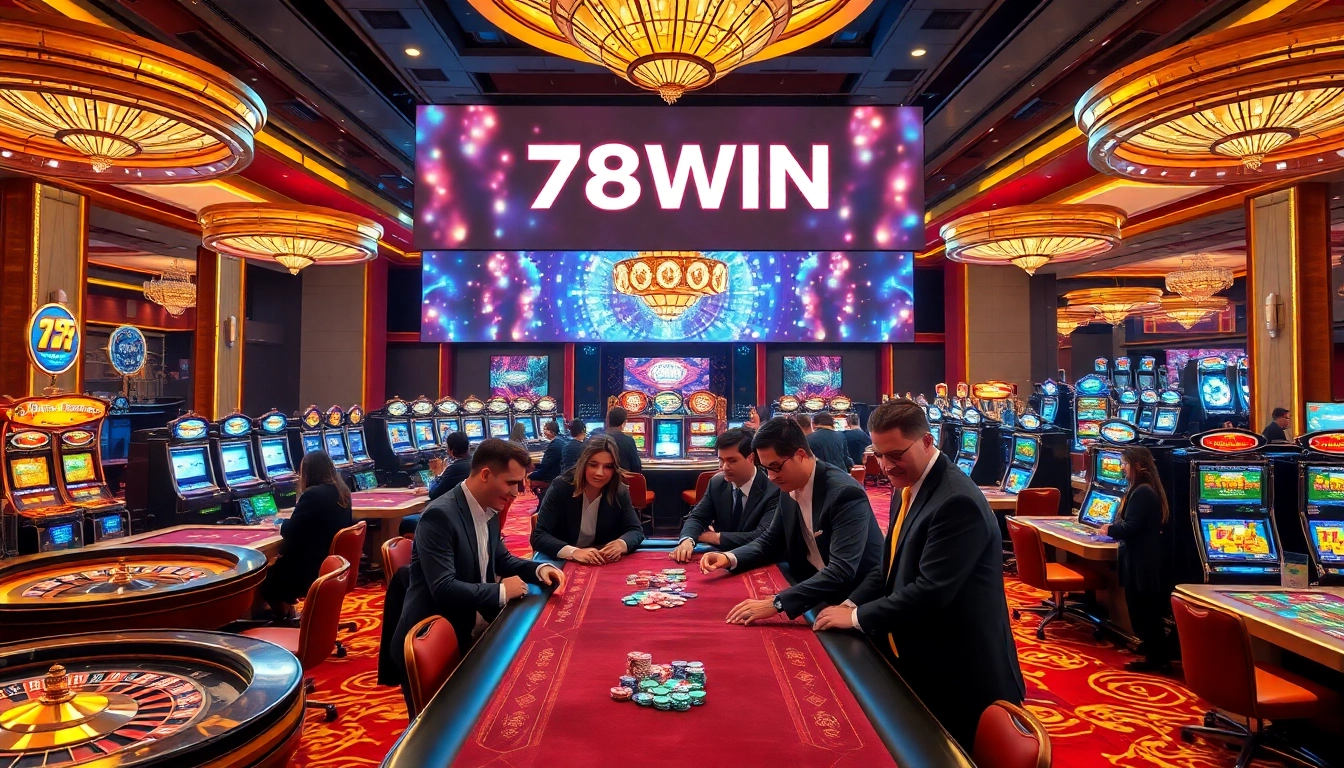 Experience the excitement of gambling at 78WIN with vibrant casino games and thrilling poker action.