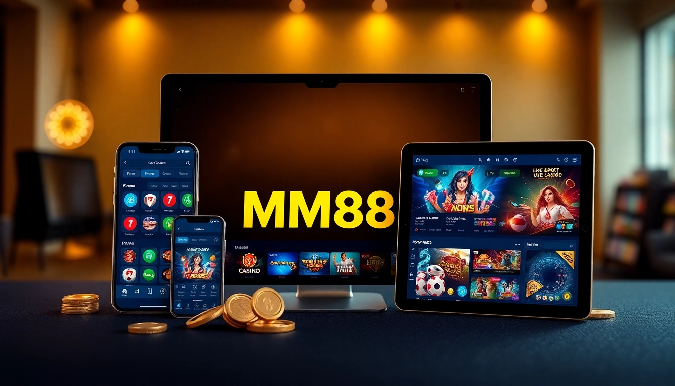 MM88 online betting platform showcasing diverse games and user-friendly interface.