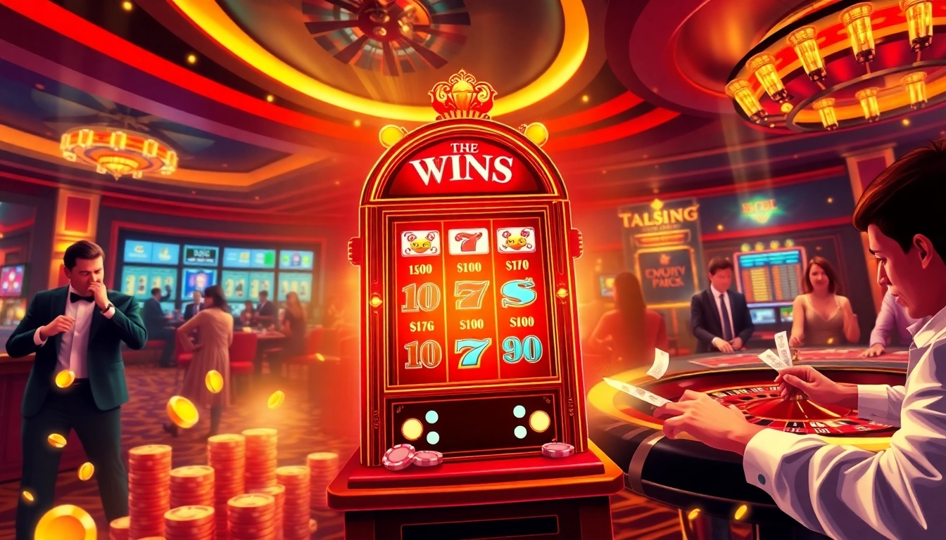 Experience the thrill of BRO138: Promo akhir tahun Toto Slot Terbaru Murah Hanya 10.000 at an exciting casino scene with vibrant games.